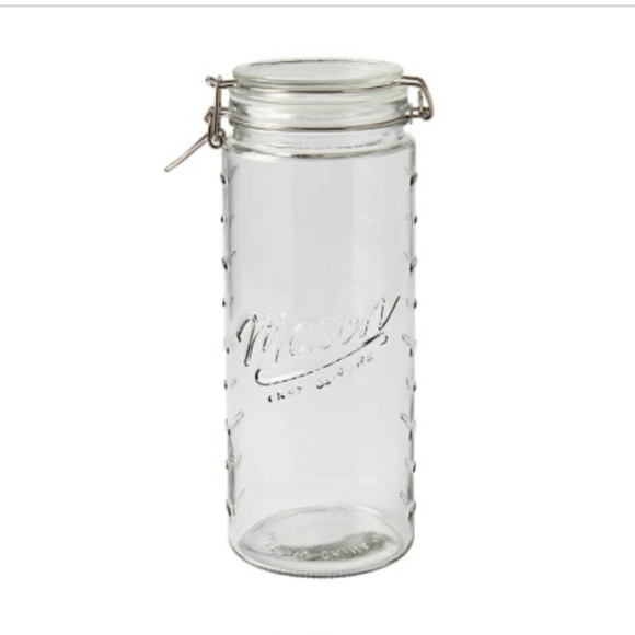 Mason Craft & More 6-Piece Graduated Glass Clamp Preserve Jars - Picture 9 of 10